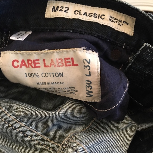 X2 Regular Rise Boot Cut Jeans W30 L30 - Picture 6 of 6